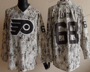 Muž Philadelphia Flyers #68 Jaromir Jagr Bílý Camo Dres