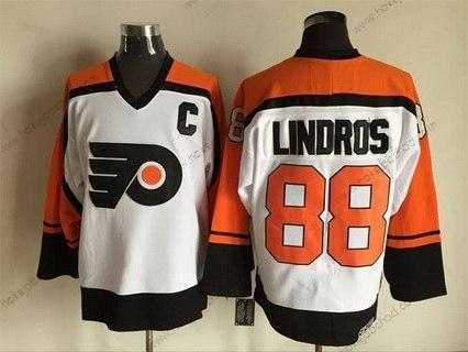 Muž Philadelphia Flyers #88 Eric Lindros 1997-98 Bílý CCM Vintage Dres