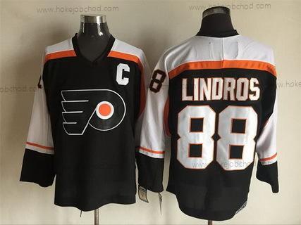 Muž Philadelphia Flyers #88 Eric Lindros 1997-98 Černá CCM Vintage Dres