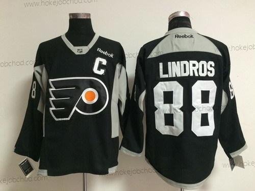 Muž Philadelphia Flyers #88 Eric Lindros 2014 Training Černá Dres