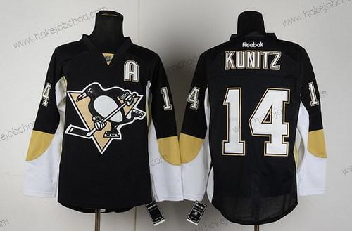 Muž Pittsburgh Penguins #14 Chris Kunitz Černá Dres