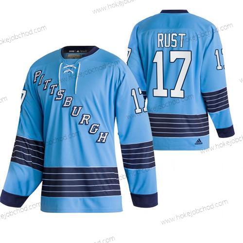 Muž Pittsburgh Penguins #17 Bryan Rust 2022 Modrý Klasickýs Sešitý Dres