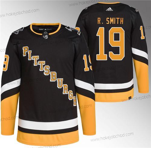 Muž Pittsburgh Penguins #19 Reilly Smith Černá Sešitý Dres