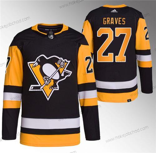 Muž Pittsburgh Penguins #27 Ryan Graves Černá Sešitý Dres