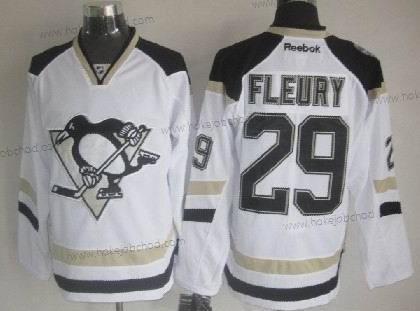 Muž Pittsburgh Penguins #29 Marc-Andre Fleury 2014 Stadium Series Bílý Dres