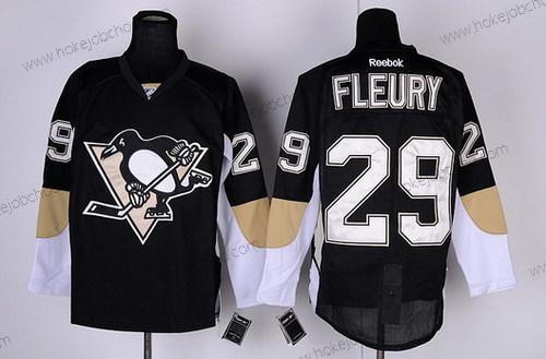 Muž Pittsburgh Penguins #29 Marc-Andre Fleury Černá Dres