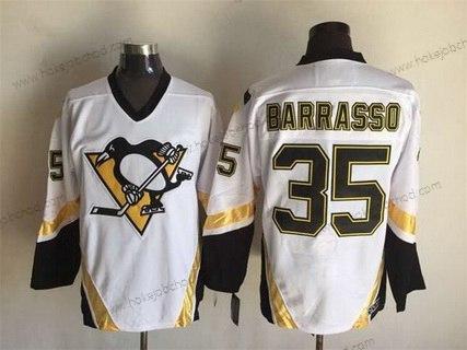 Muž Pittsburgh Penguins #35 Tom Barrasso 2002-03 Bílý CCM Vintage Dres