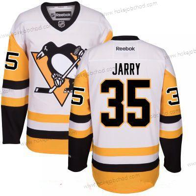 Muž Pittsburgh Penguins #35 Tristan Jarry Bílý Alternativní Sešitý NHL Reebok Hokejový Dres