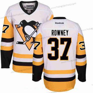 Muž Pittsburgh Penguins #37 Carter Rowney Bílý Alternativní Sešitý NHL Reebok Hokejový Dres