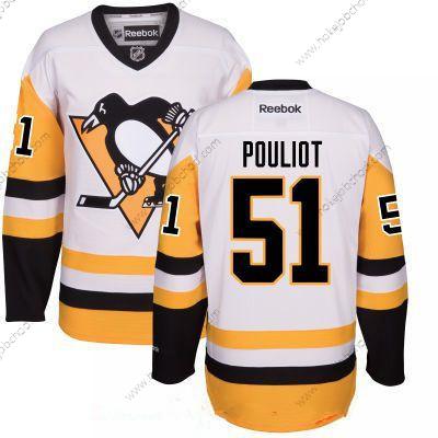 Muž Pittsburgh Penguins #51 Derrick Pouliot Bílý Alternativní Sešitý NHL Reebok Hokejový Dres