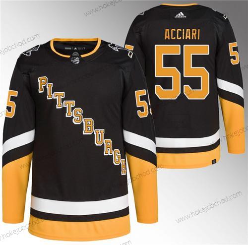 Muž Pittsburgh Penguins #55 Noel Acciari Černá 2021-22 Náhradní Primegreen Sešitý Dres