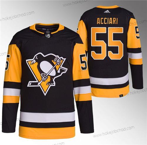 Muž Pittsburgh Penguins #55 Noel Acciari Černá Sešitý Dres