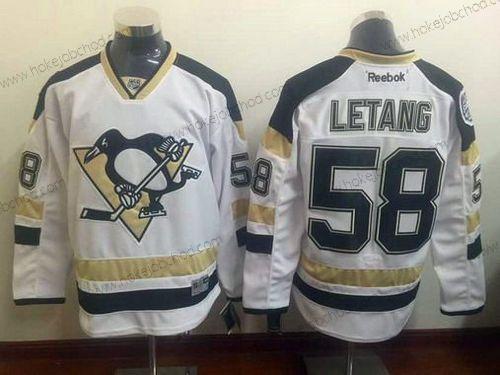 Muž Pittsburgh Penguins #58 Kris Letang 2014 Stadium Series Bílý Dres