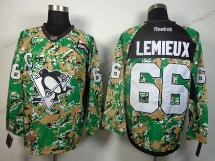 Muž Pittsburgh Penguins #66 Mario Lemieux 2014 Camo Dres