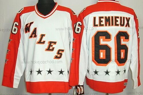 Muž Pittsburgh Penguins #66 Mario Lemieux Bílý All-Star Retro CCM Dres