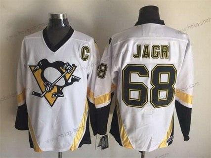 Muž Pittsburgh Penguins #68 Jaromir Jagr 2002-03 Bílý CCM Vintage Dres