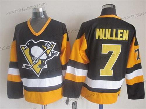 Muž Pittsburgh Penguins #7 Joe Mullen Černá Retro CCM Dres