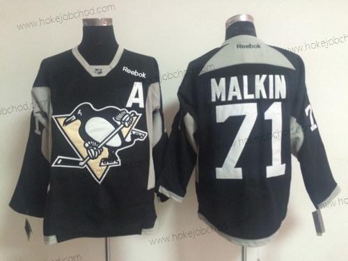 Muž Pittsburgh Penguins #71 Evgeni Malkin 2014 Training Černá Dres