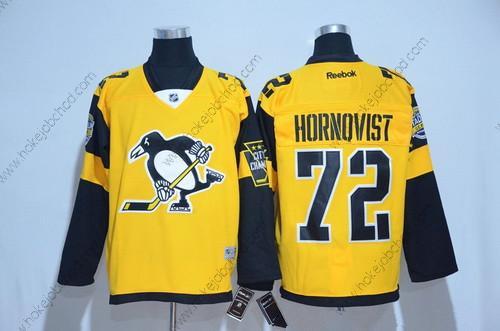 Muž Pittsburgh Penguins #72 Patric Hornqvist Žlutá 2017 Stadium Series Sešitý NHL Reebok Hokejový Dres