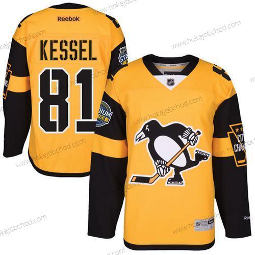 Muž Pittsburgh Penguins #81 Phil Kessel Černá 2017 Stadium Series Sešitý NHL Dres