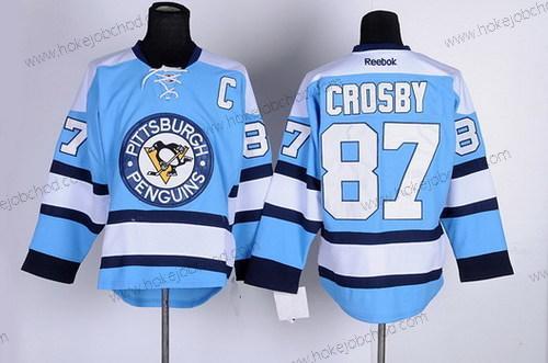 Muž Pittsburgh Penguins #87 Sidney Crosby Modrý Dres