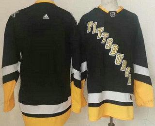 Muž Pittsburgh Penguins Prázdný Černá Náhradní Autentické Dres