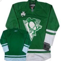 Muž Pittsburgh Penguins Prázdný St. Patrick’S Day Zelená Dres