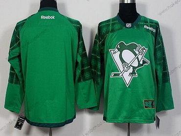 Muž Pittsburgh Penguins Prázdný Zelená 2016 St. Patrick’S Day Hokejový Dres