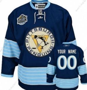 Muž Pittsburgh Penguins Přizpůsobené 2011 Námořnictvo Modrý Zimní Klasický Dres