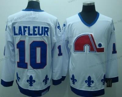 Muž Quebec Nordiques #10 Guy Lafleur Bílý Retro CCM Dres