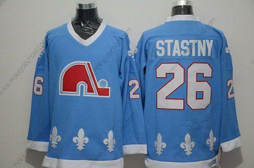 Muž Quebec Nordiques #26 Peter Stastny Modrý CCM Vintage Dres