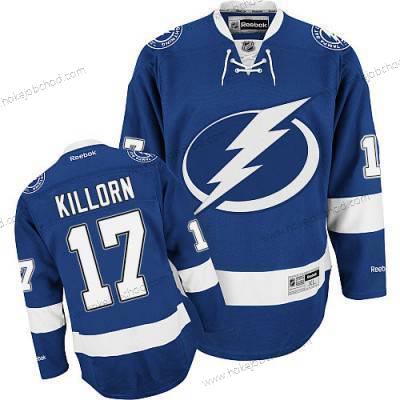 Muž Reebok Tampa Bay Lightning #17 Alex Killorn Premier Modrý Domácí NHL Dres