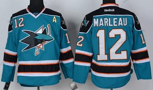 Muž San Jose Sharks #12 Patrick Marleau Modrý Dres