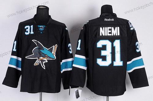 Muž San Jose Sharks #31 Antti Niemi Černá Alternativní Dres