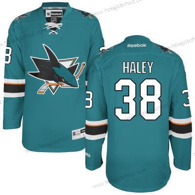 Muž San Jose Sharks #38 Micheal Haley Modrozelená Domácí Dres