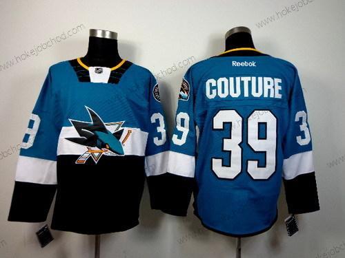 Muž San Jose Sharks #39 Logan Couture 2015 Stadium Series Modrý #2 Černá Dres