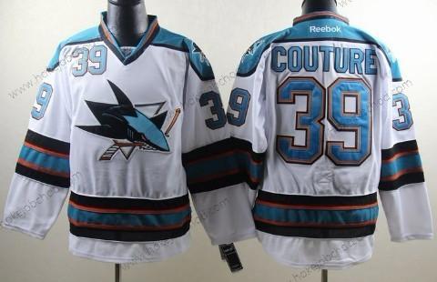 Muž San Jose Sharks #39 Logan Couture Bílý Dres