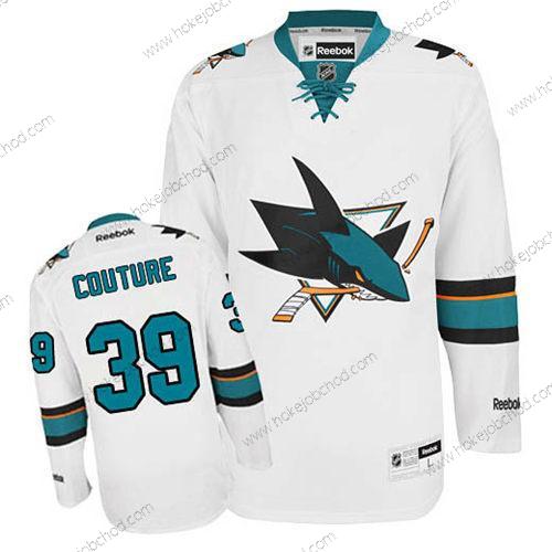 Muž San Jose Sharks #39 Logan Couture Bílý Venkovní Dres