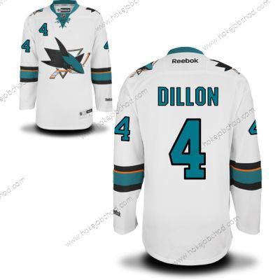 Muž San Jose Sharks #4 Brenden Dillon Bílý Venkovní Dres