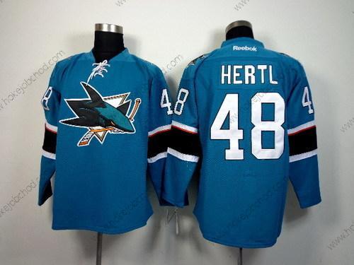 Muž San Jose Sharks #48 Tomas Hertl 2014 Modrý Dres