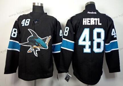 Muž San Jose Sharks #48 Tomas Hertl Černá Alternativní Dres