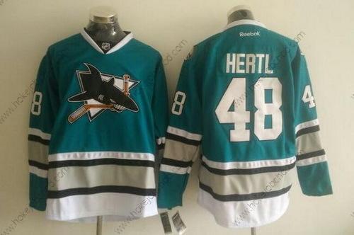 Muž San Jose Sharks #48 Tomas Hertl Modrozelená 25Th Výročí NHL Reebok Dres