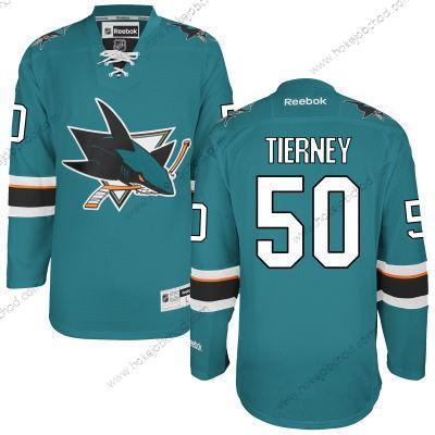 Muž San Jose Sharks #50 Chris Tierney Modrozelená Domácí Dres