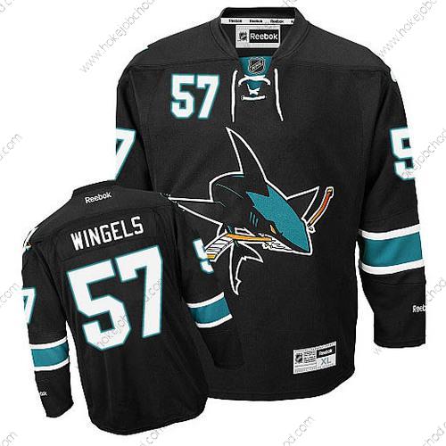 Muž San Jose Sharks #57 Tommy Wingels Černá Alternativní Dres