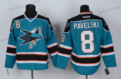 Muž San Jose Sharks #8 Joe Pavelski Modrý Dres