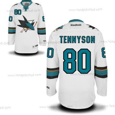 Muž San Jose Sharks #80 Matt Tennyson Bílý Venkovní Dres