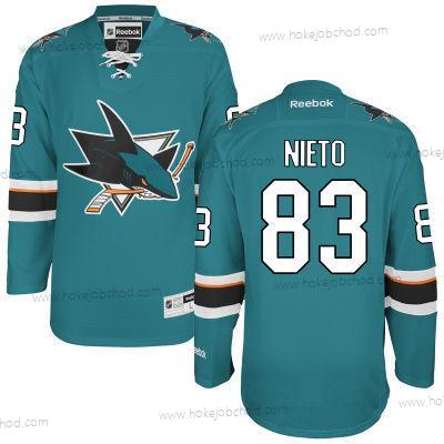 Muž San Jose Sharks #83 Matt Nieto Modrozelená Domácí Dres