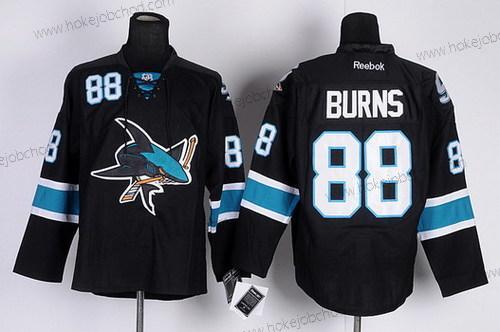 Muž San Jose Sharks #88 Brent Burns Černá Alternativní Dres