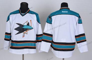 Muž San Jose Sharks Prázdný Bílý Dres