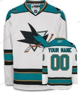 Muž San Jose Sharks Přizpůsobené Bílý Dres